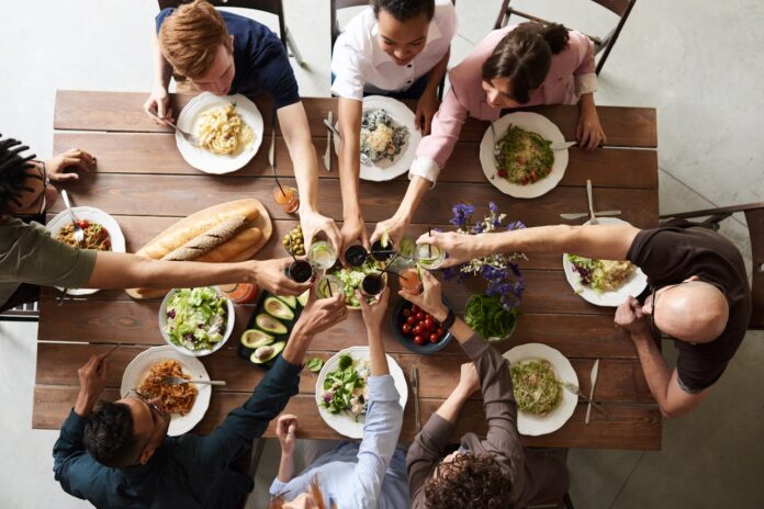 Family Having Dinner