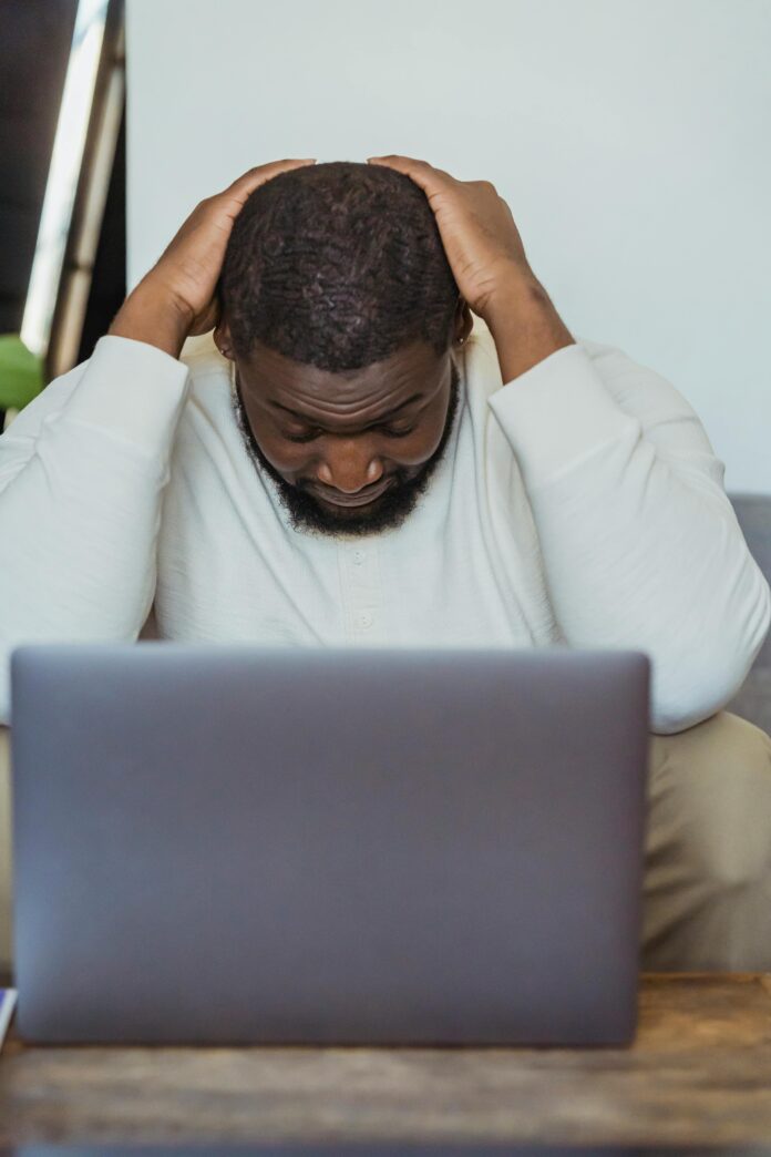 Guy suffering with Headache